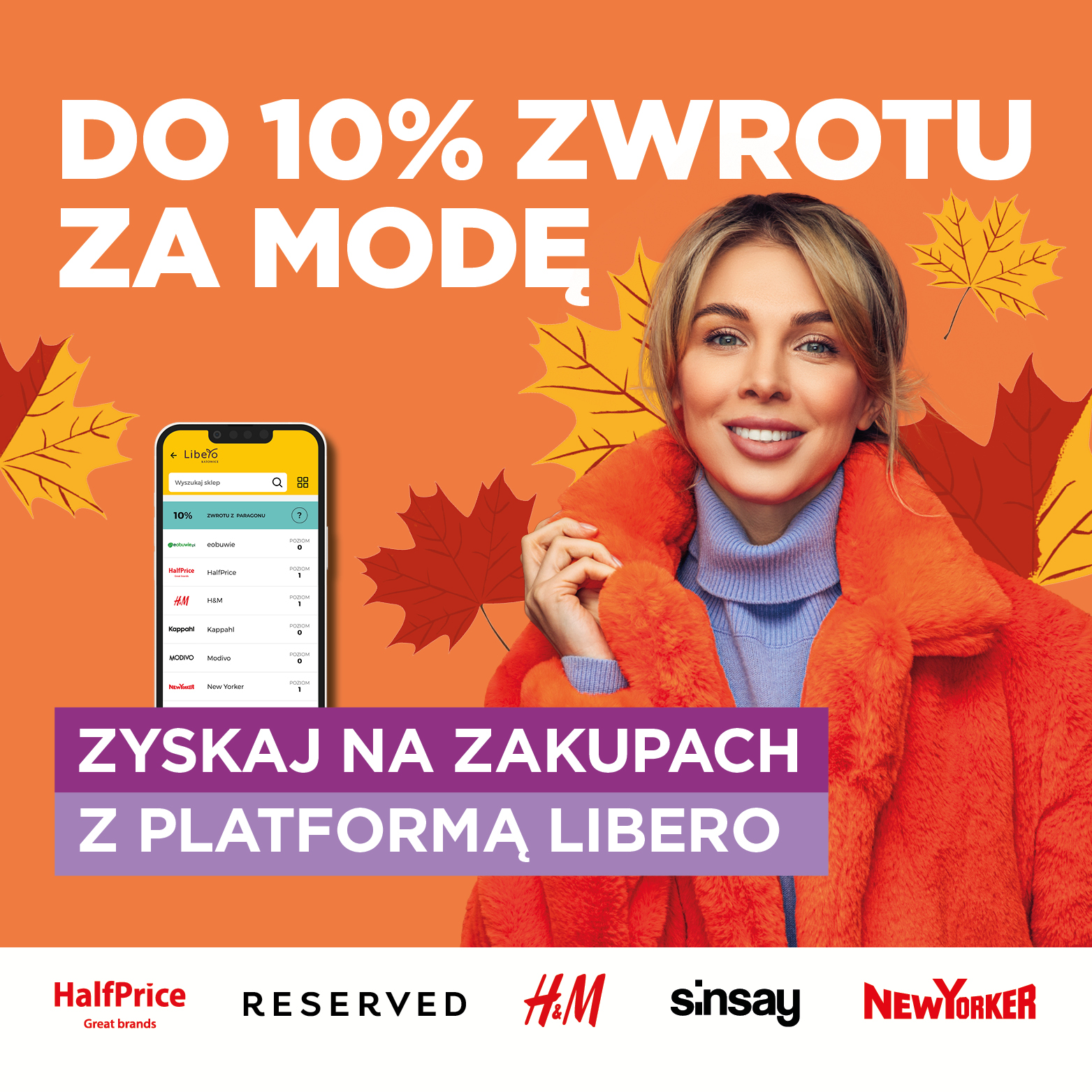 Modna jesień z nawet 10% zwrotu w platformie Libero!