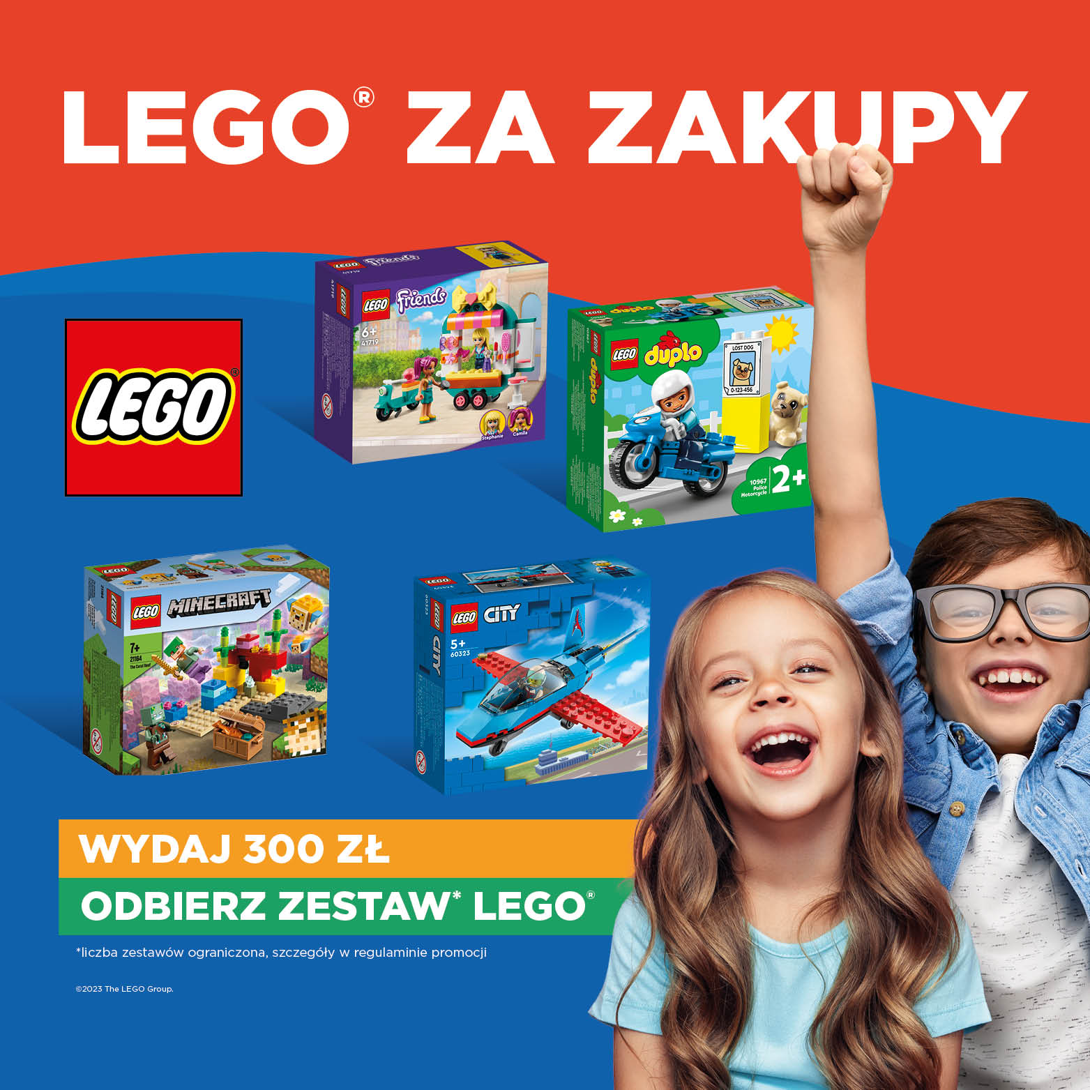 Zestawy LEGO® za zakupy w Libero!