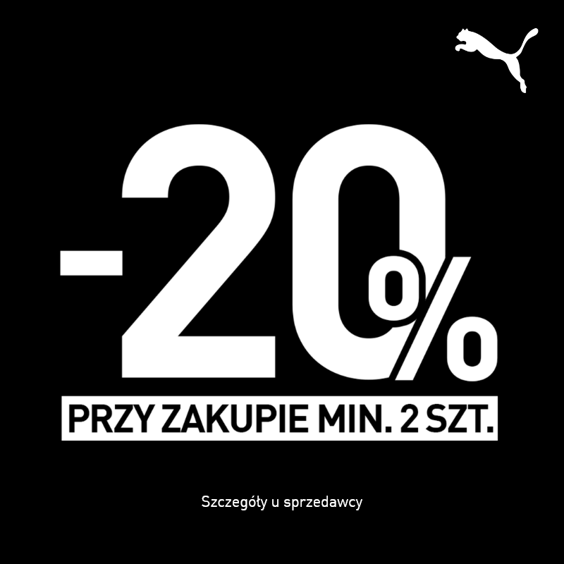 20 przy zakupie min. 2 szt w PUMA Libero Katowice Libero Katowice