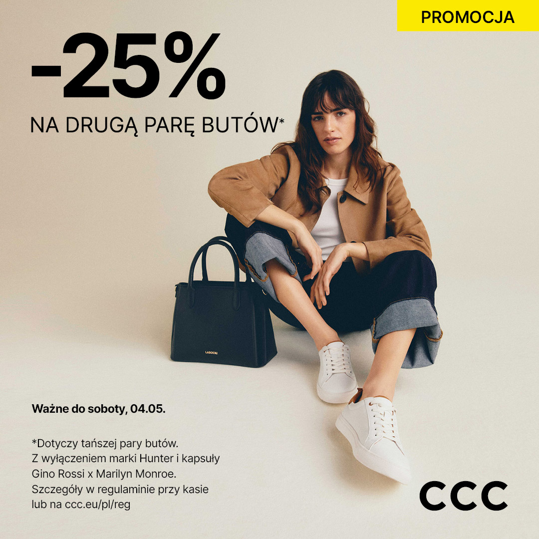 -25% NA DRUGĄ PARĘ BUTÓW