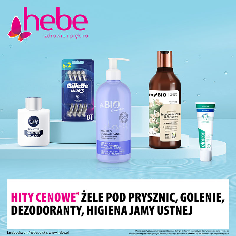 HIGIENA OSOBISTA – HITY CENOWE w hebe