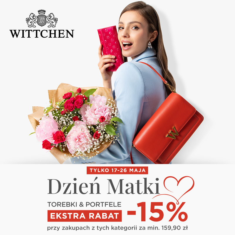 Torebki i portfele na Dzień Matki z rabatem -15% w WITTCHEN