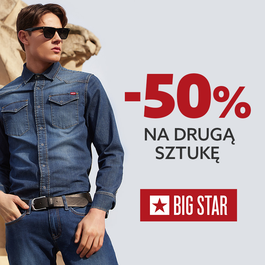 -50% NA DRUGĄ TAŃSZĄ SZTUKĘ!