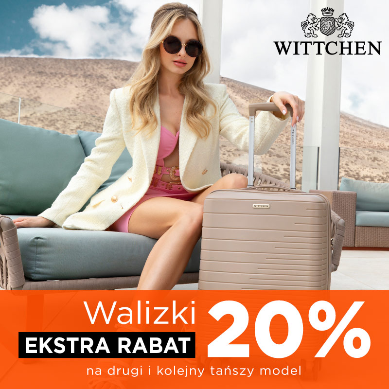 Dodatkowy rabat na walizki w WITTCHEN