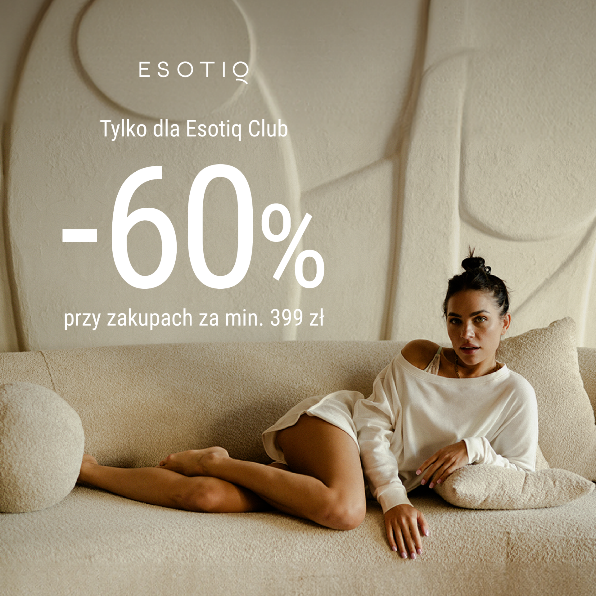 -60% przy zakupach za min. 399 zł