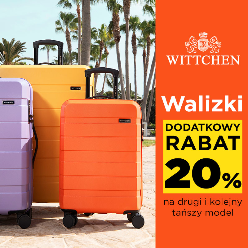 Dodatkowy rabat na walizki w WITTCHEN