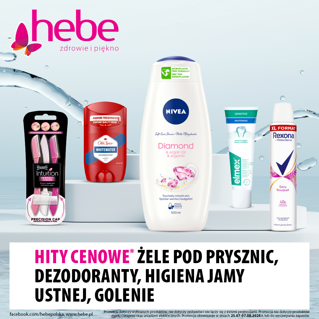 Hity cenowe – żele pod prysznic, dezodoranty, higiena jamy ustnej, golenie