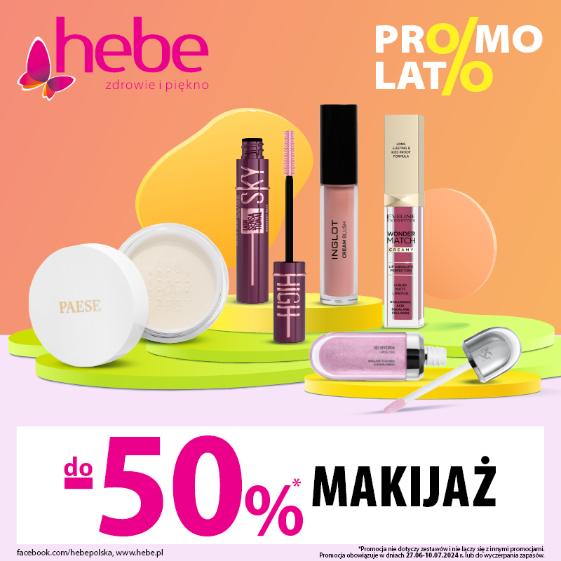 MAKIJAŻ do – 50%