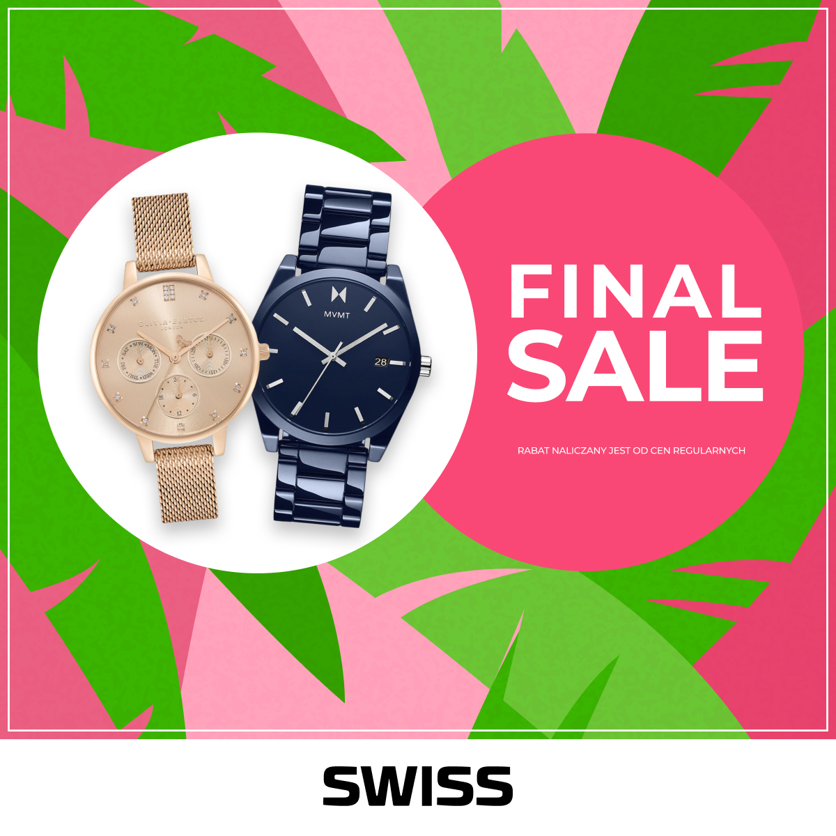 Ostatnie dni wyprzedaży! FINAL SALE w butikach SWISS!
