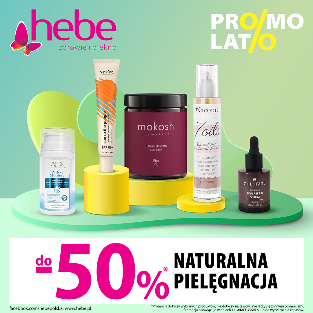 PIELĘGNACJA NATURALNA DO – 50%