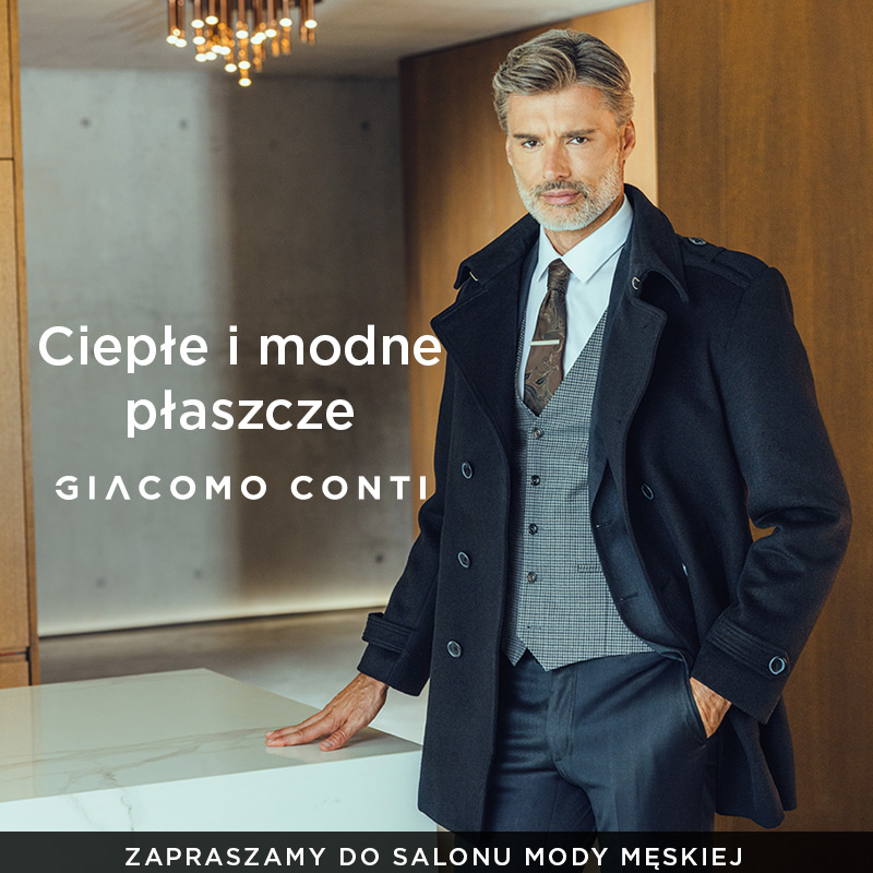 Ciepłe płaszcze męskie w Giacomo Conti