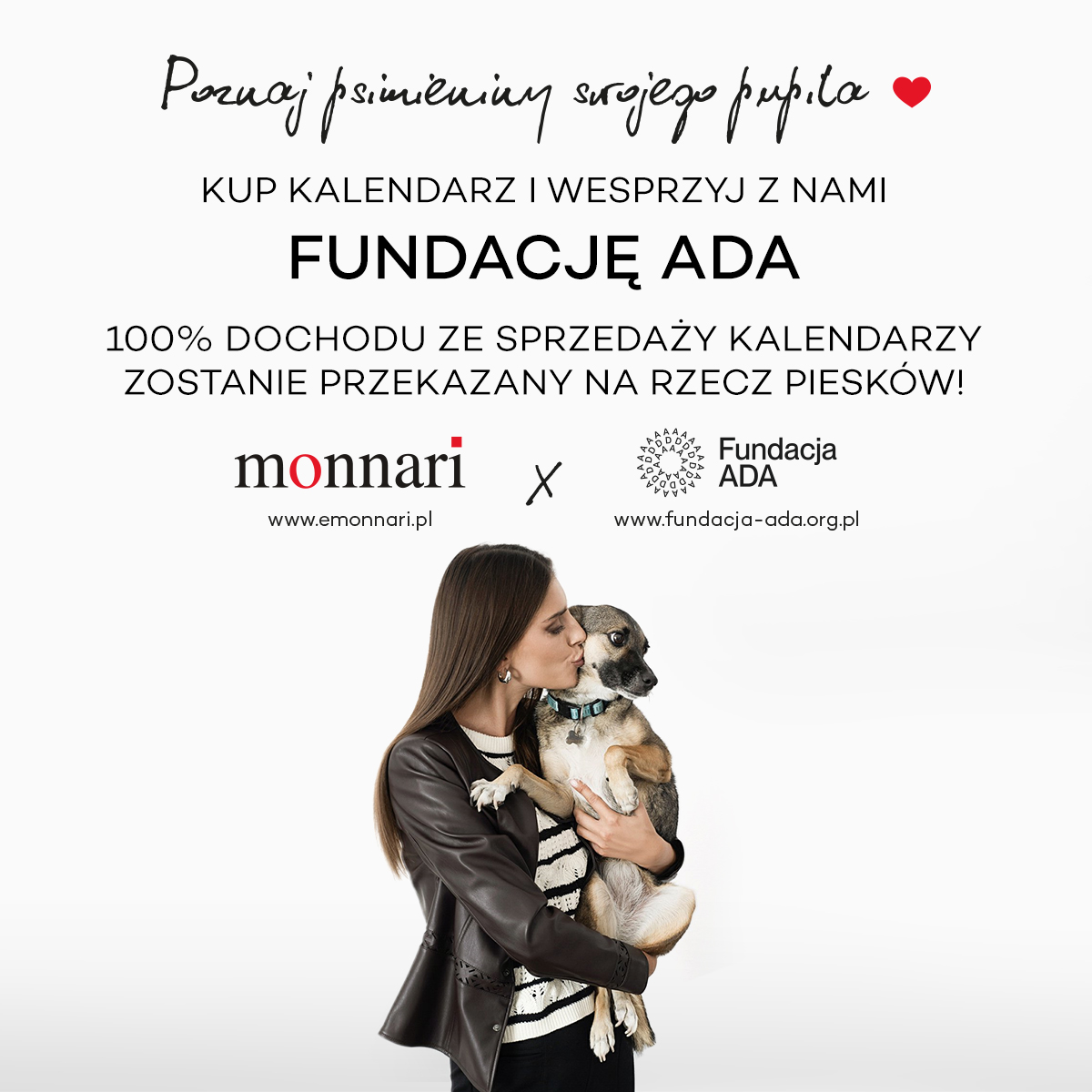 Kalendarz Charytatywny Monnari x Fundacja Ada