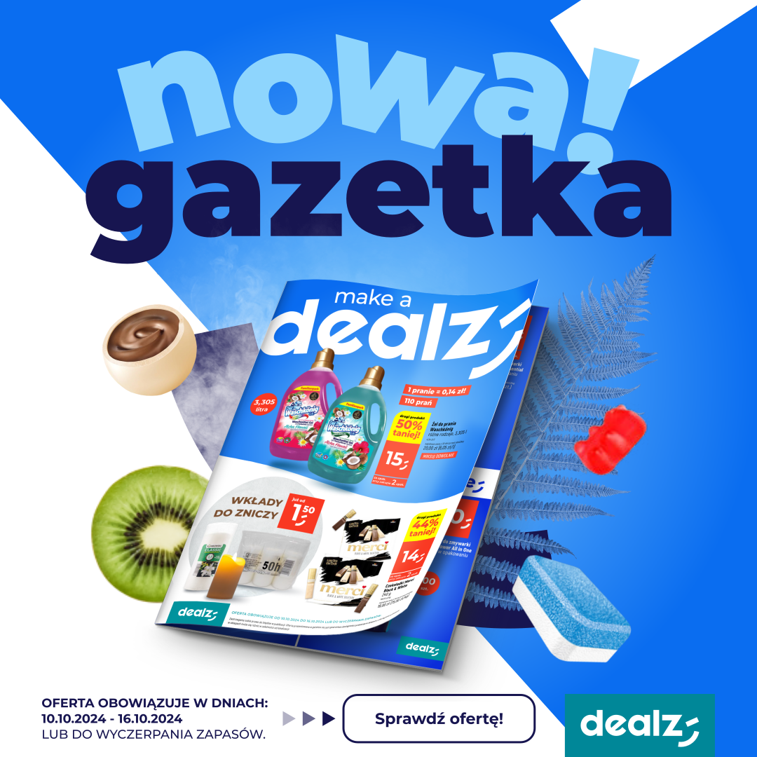 Najnowsza gazetka Dealz