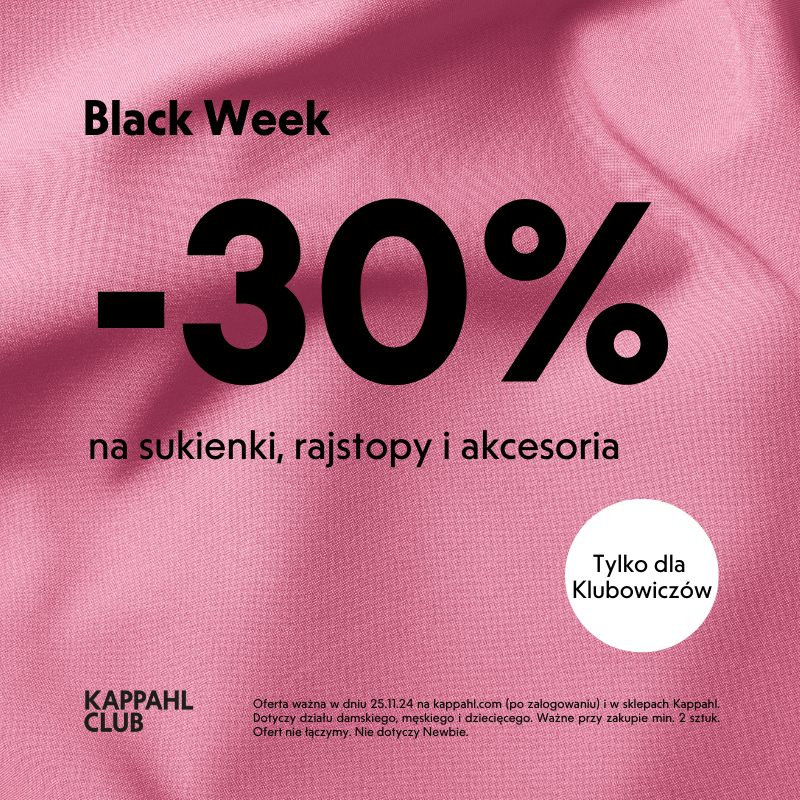 Oferty na Black week Kappahl