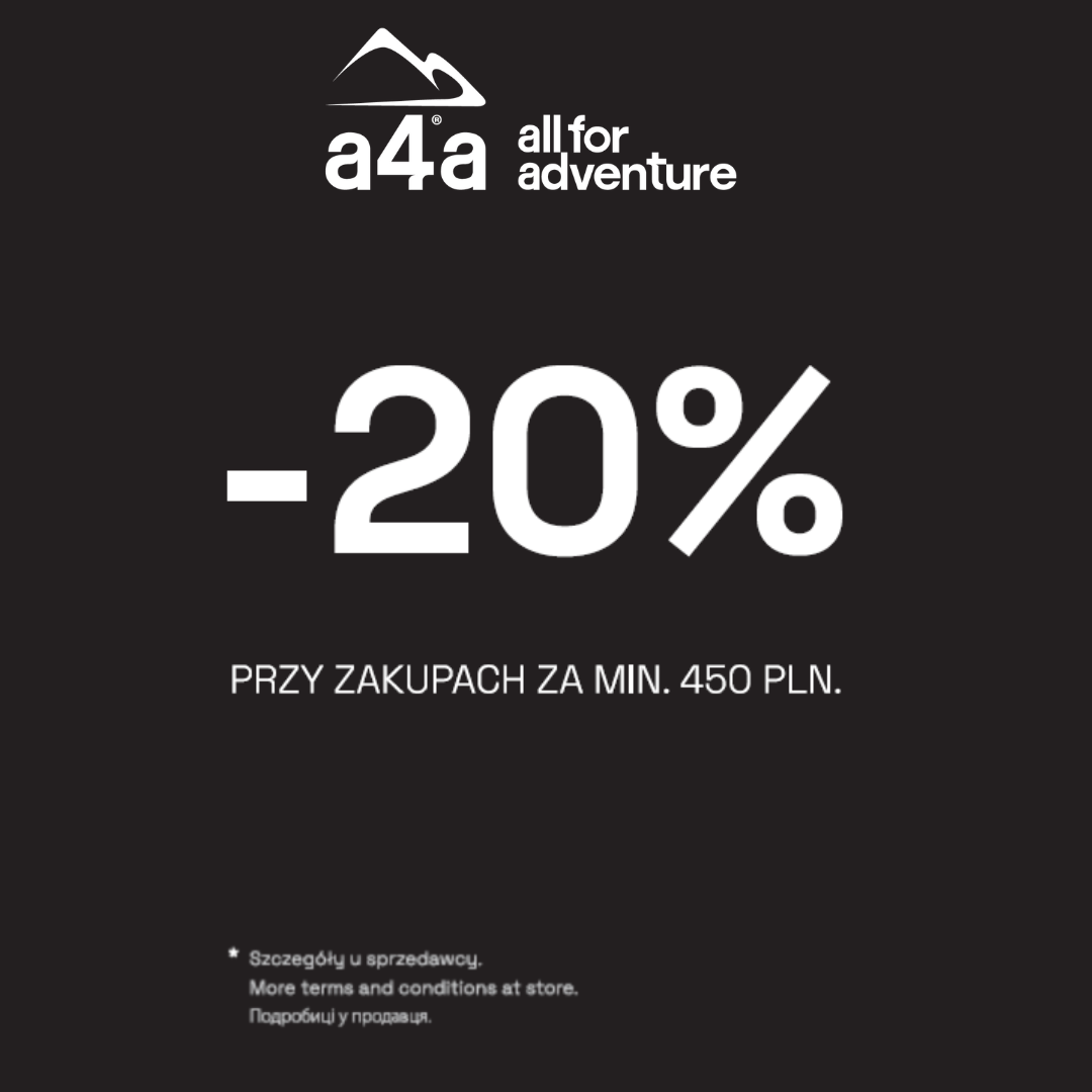 -20% przy zakupach za min. 450 złotych