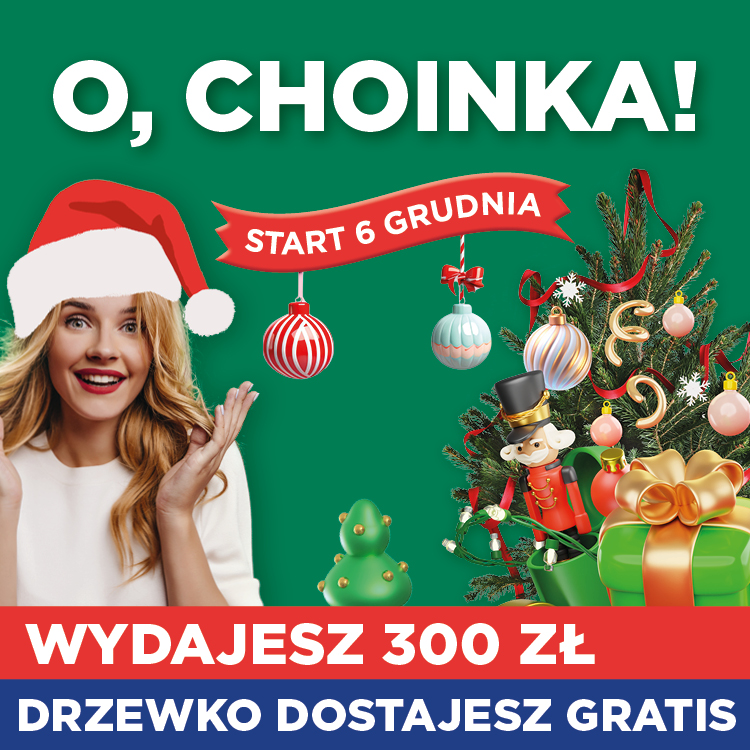 Zrób zakupy i odbierz choinkę!