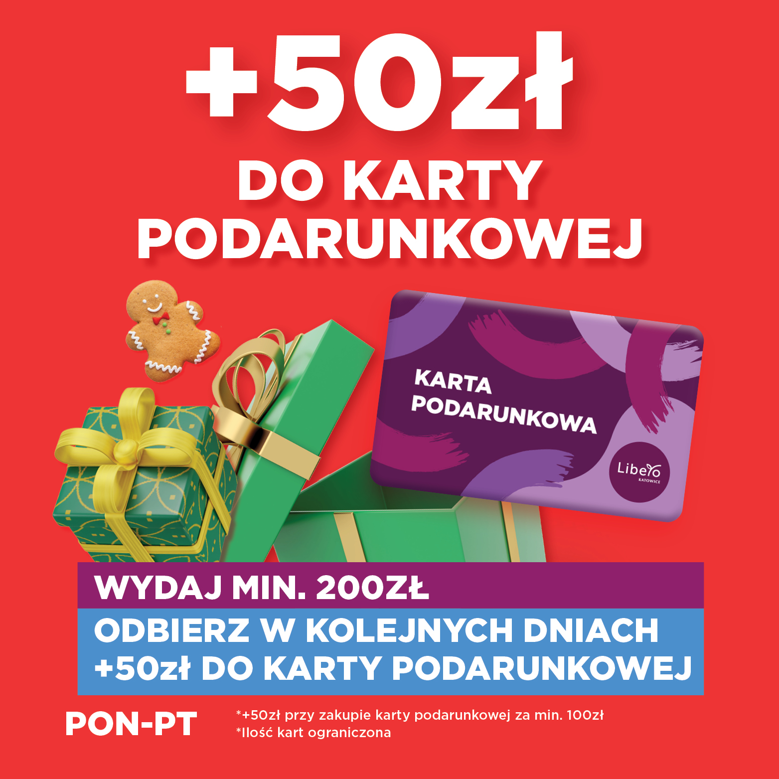 Dodajemy +50 zł do karty podarunkowej!