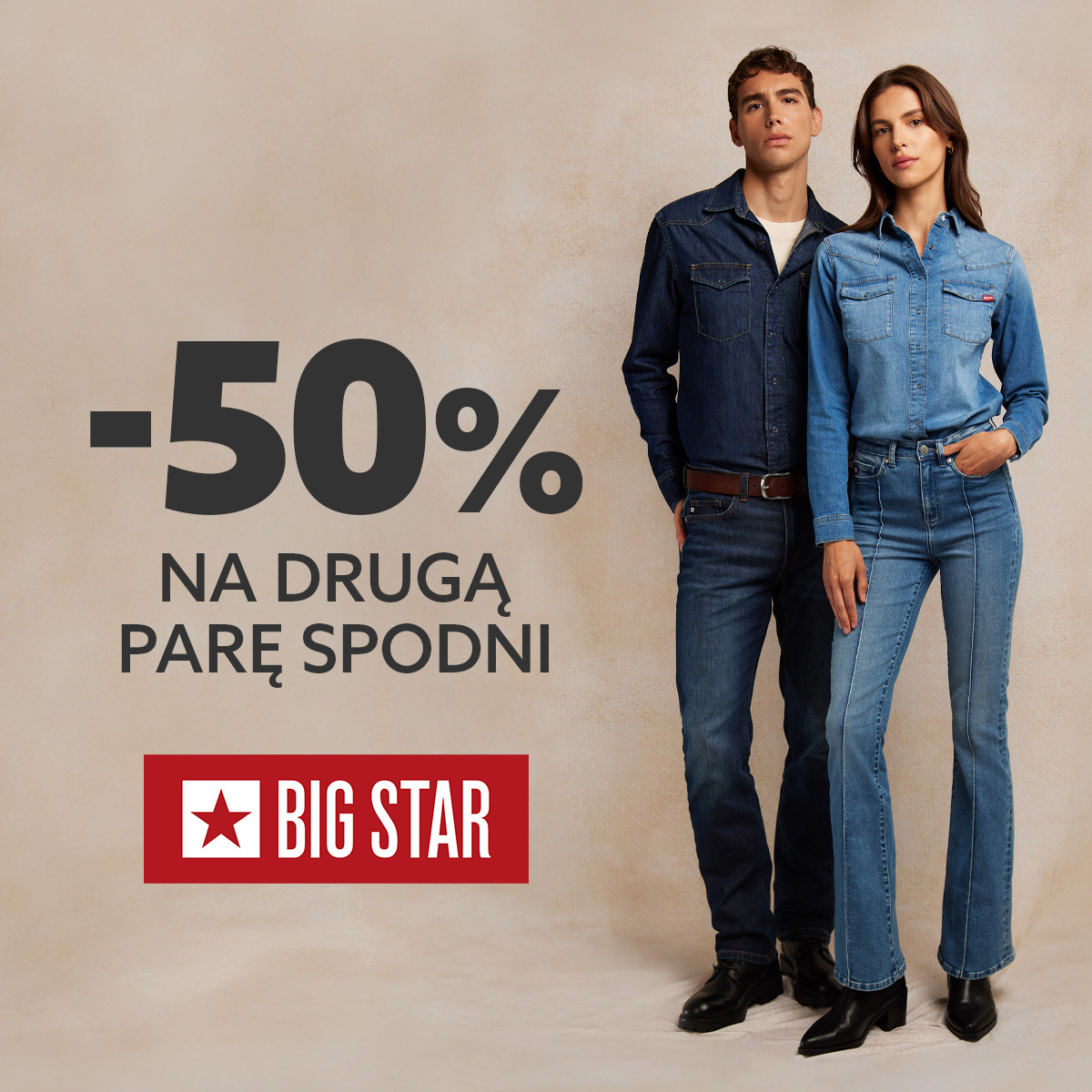 -50% NA DRUGĄ PARĘ SPODNI!