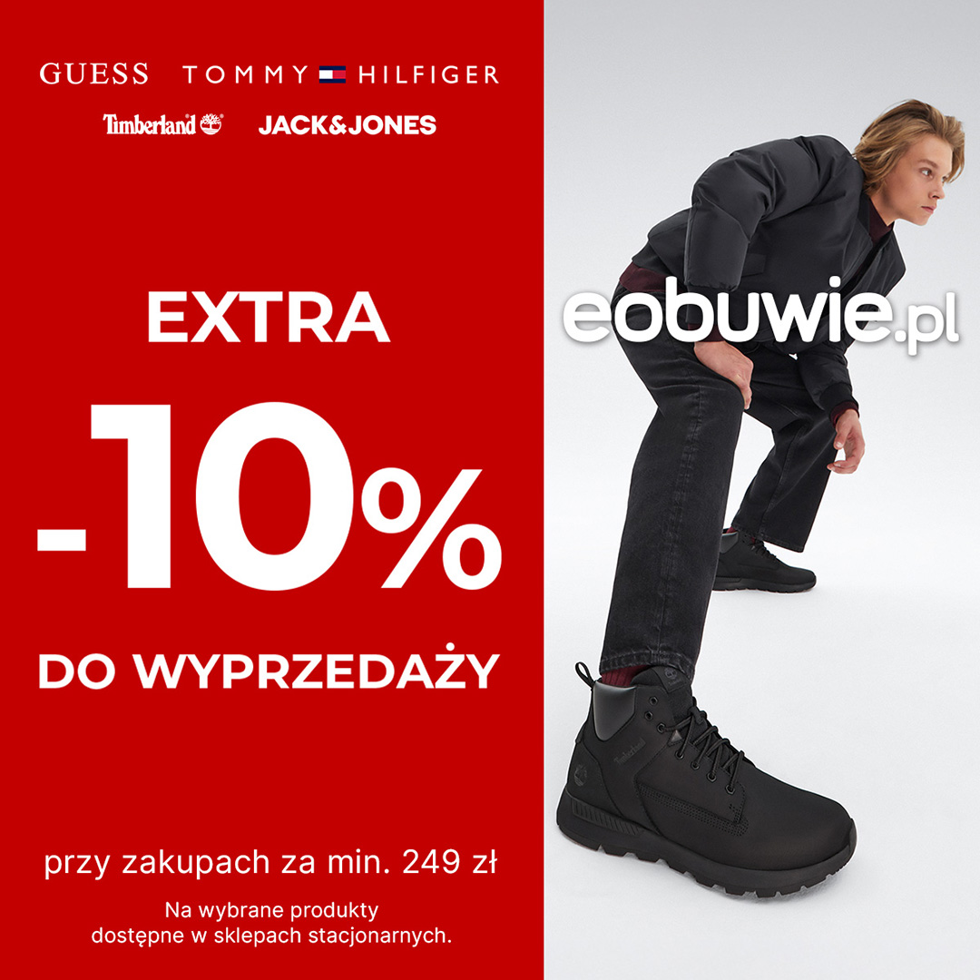 EXTRA -10% do SALE przy zakupach za min. 249 zł