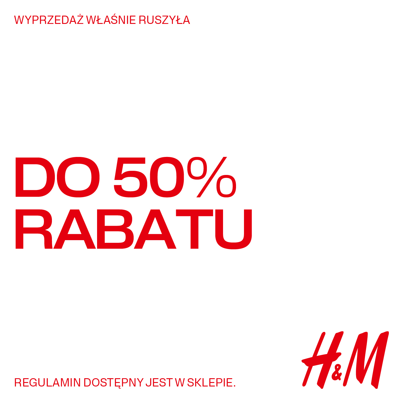 Zimowa wyprzedaż w sklepie H&M już ruszyła!