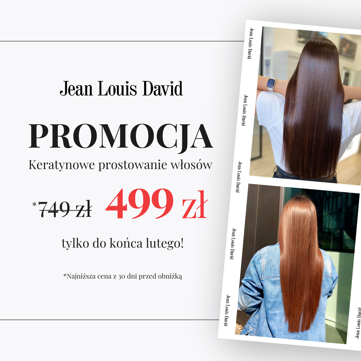 PROMOCJA na keratynowe prostowanie włosów!