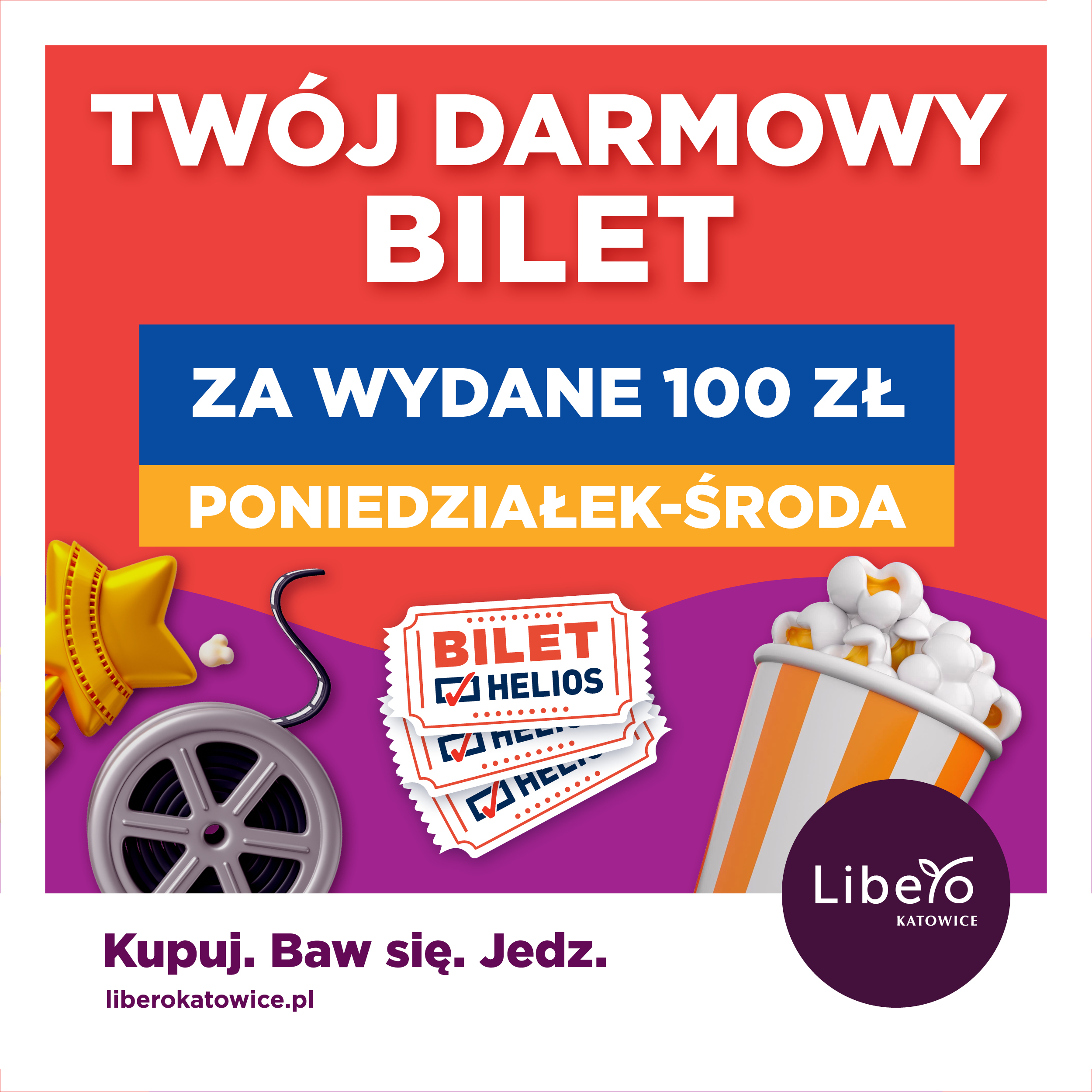 Zgarnij 1 z 1000 biletów do kina!