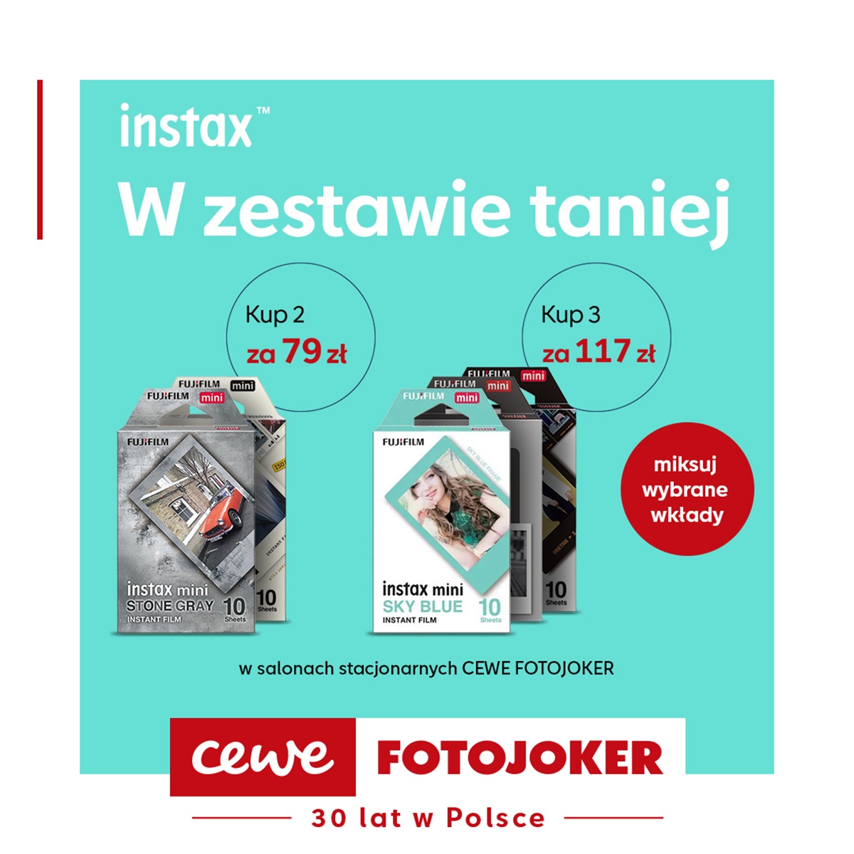 Instax – w zestawie taniej!