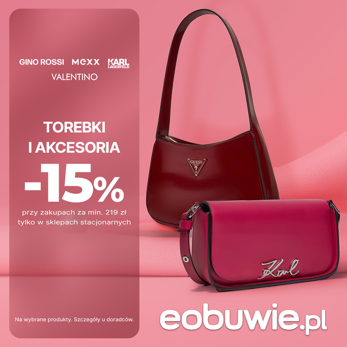 Torebki i akcesoria -15% w sklepach eobuwie.pl! 