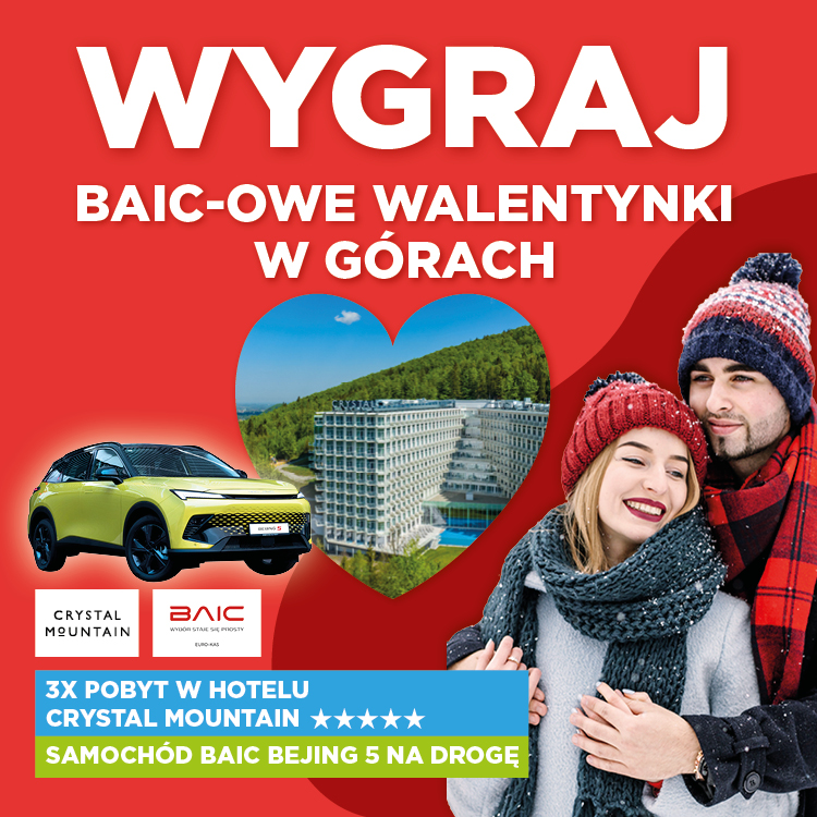 Wygraj BAIC-owe Walentynki w górach!