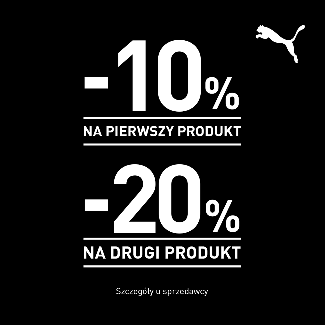-10% na pierwszy produkt, -20% na drugi produkt