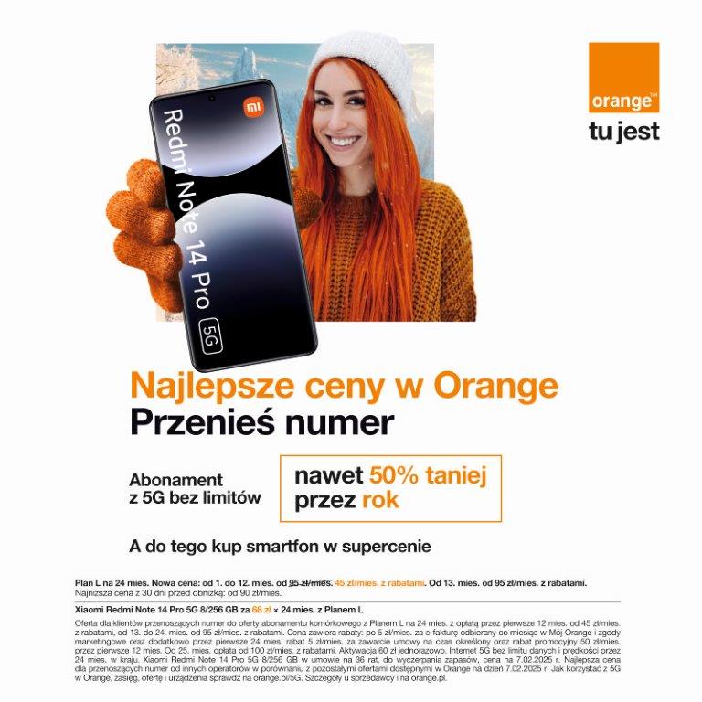 Przenieś numer do Orange