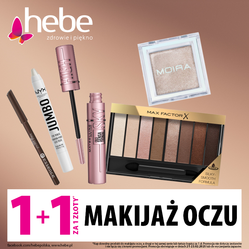 MAKIJAŻ OCZU 1+1 za 1zł