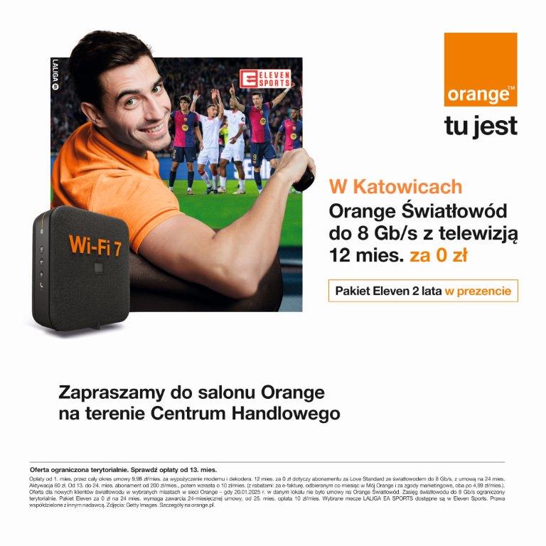 Orange Światłowód do 8 Gb/s z telewizją w superofercie