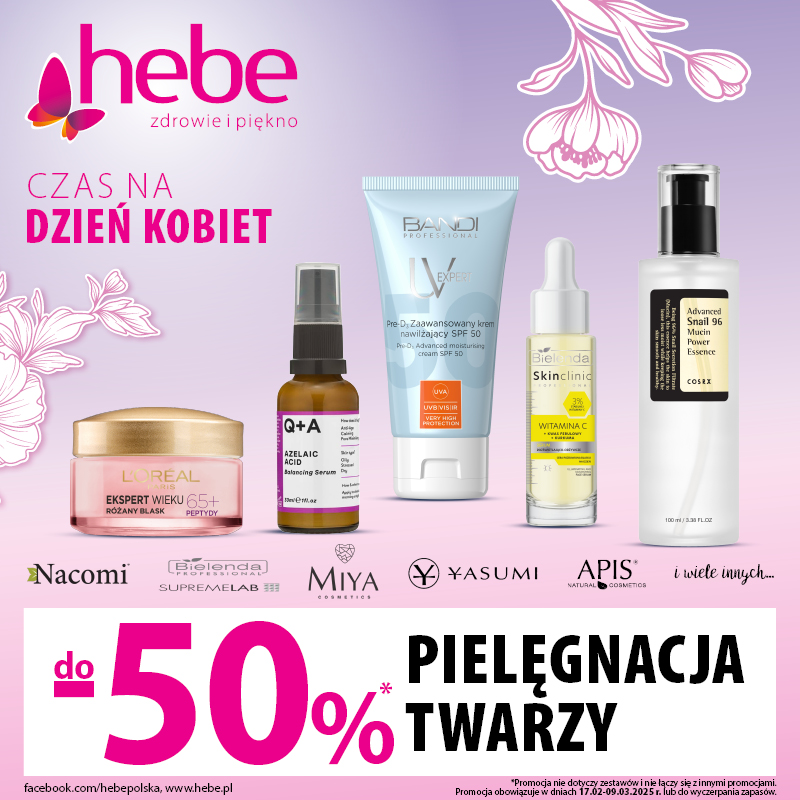 PIELĘGNACJA TWARZY do -50%