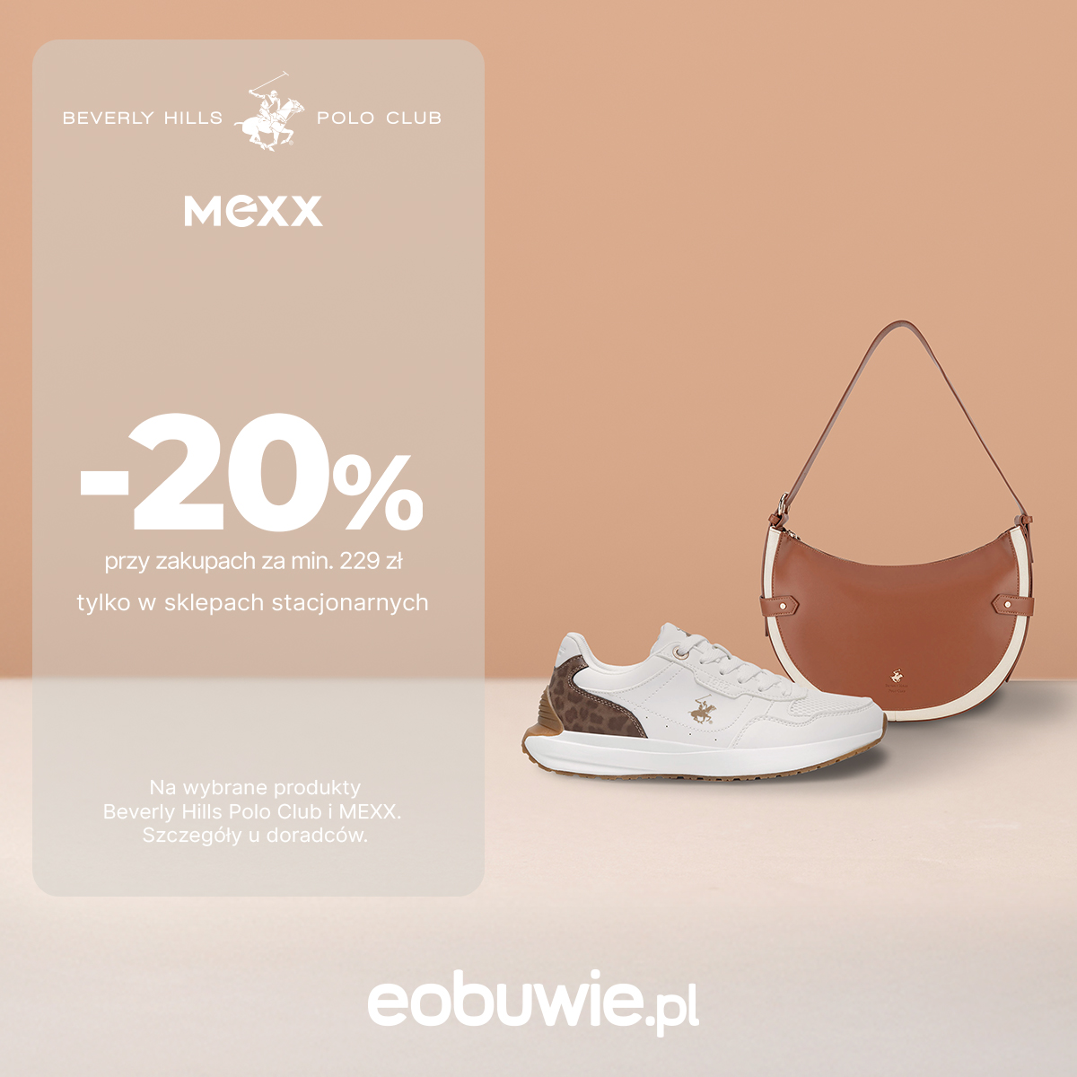Wybrane produkty marek BEVERLY HILLS POLO CLUB x MEXX z rabatem 20% przy koszyku min. 229 zł