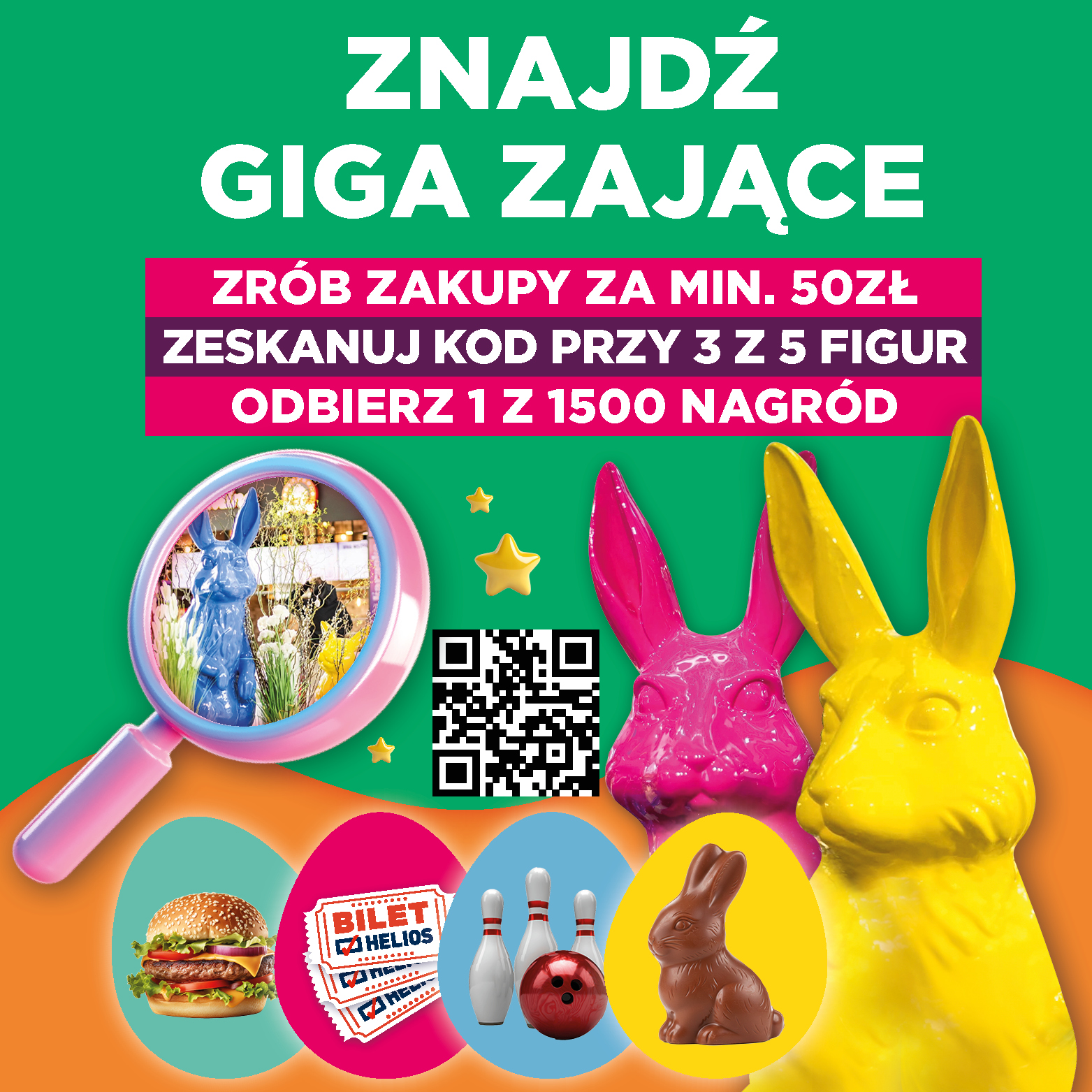 ZNAJDŹ GIGA ZAJĄCE I ODBIERZ NAGRODY!