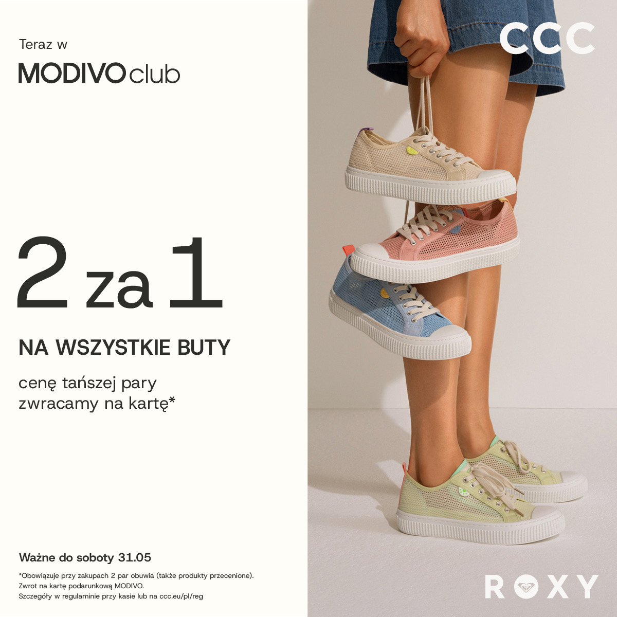 CCC: Tylko w MODIVOclub 2 za 1 na wszystkie buty!