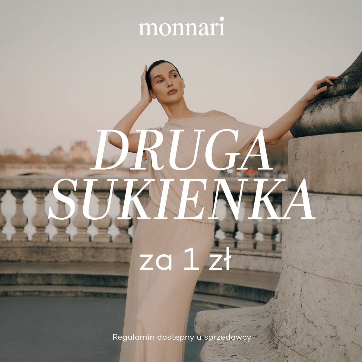 DRUGA SUKIENKA ZA 1 ZŁ W MONNARI