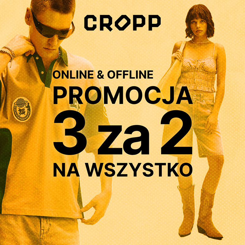 Promocja 3 za 2 w Cropp