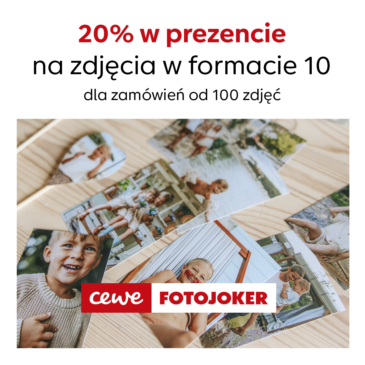 20% w prezencie na zdjęcia w formacie 10