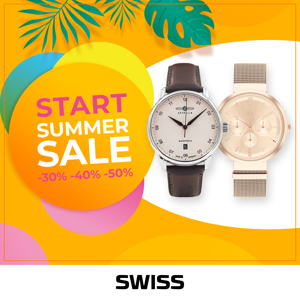 Letnia wyprzedaż zegarków w SWISS ruszyła!