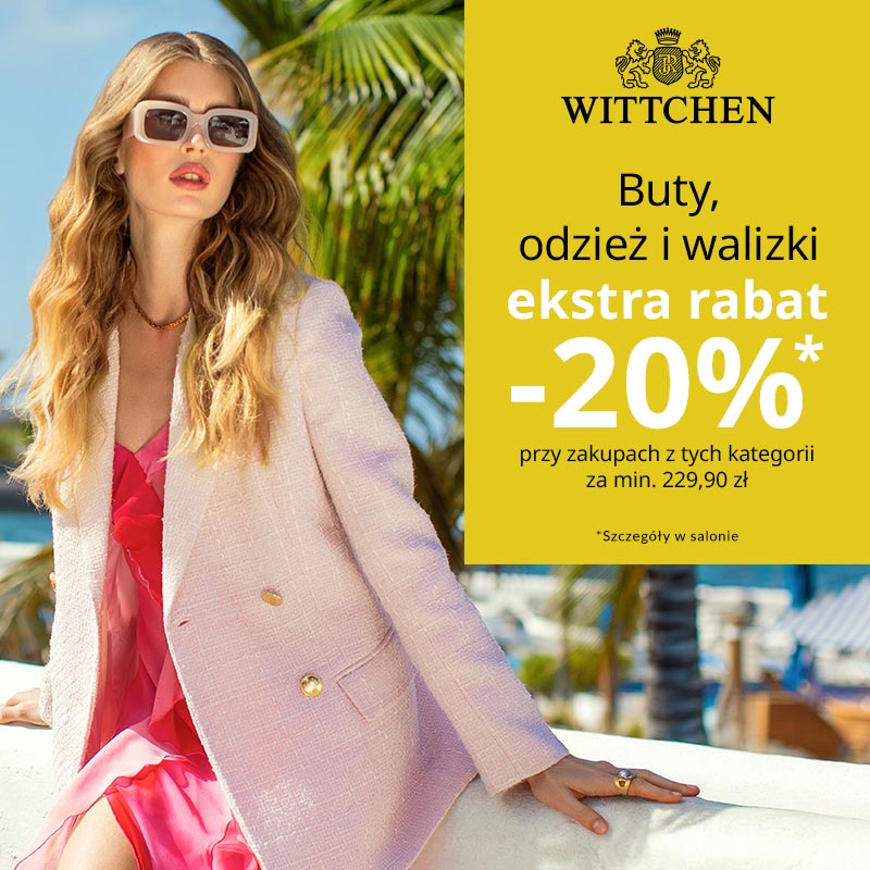 Ekstra rabat na buty, odzież i walizki w WITTCHEN