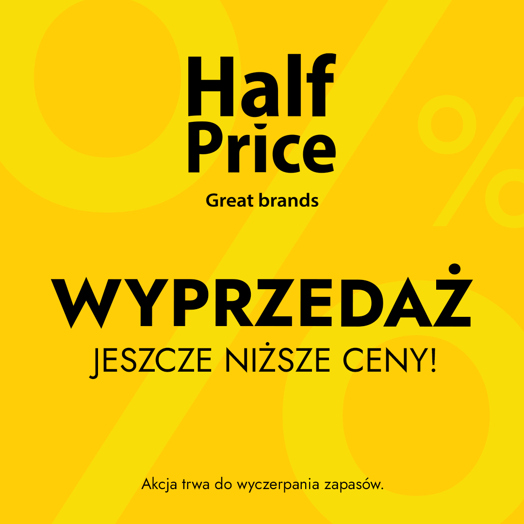 WYPRZEDAŻ W HALFPRICE!