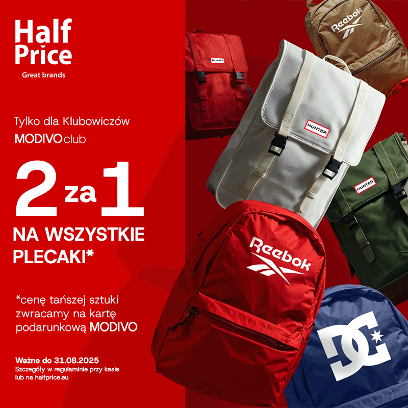 2 za 1 na plecaki