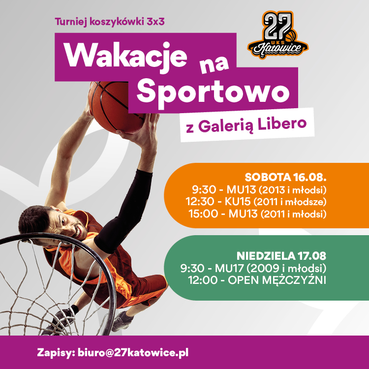 16-17 sierpnia Turniej Koszykówki