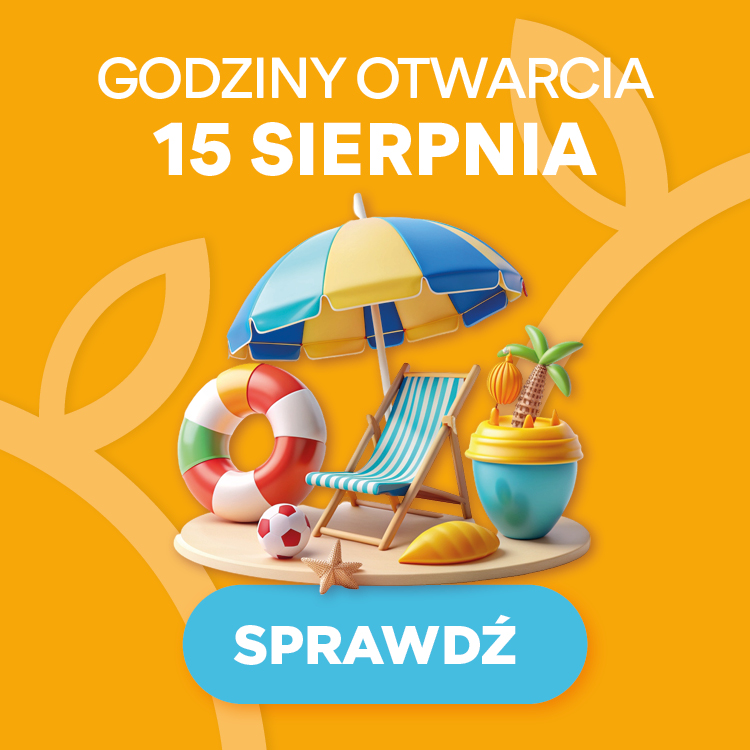 Godziny otwarcia 15 sierpnia