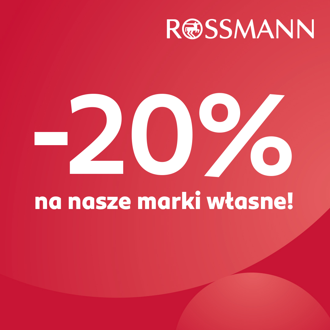 -20% na wszystkie marki własne Rossmanna