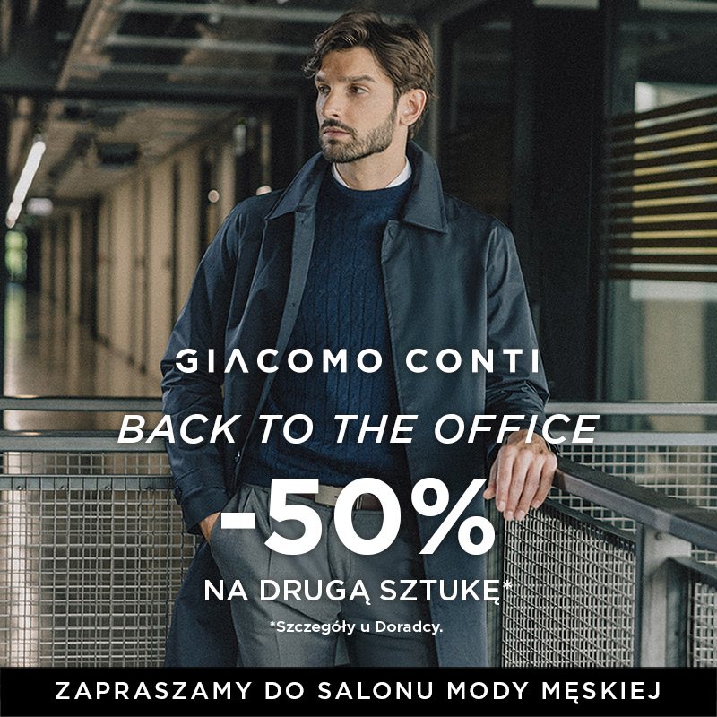 -50% na drugą sztukę Back to the office