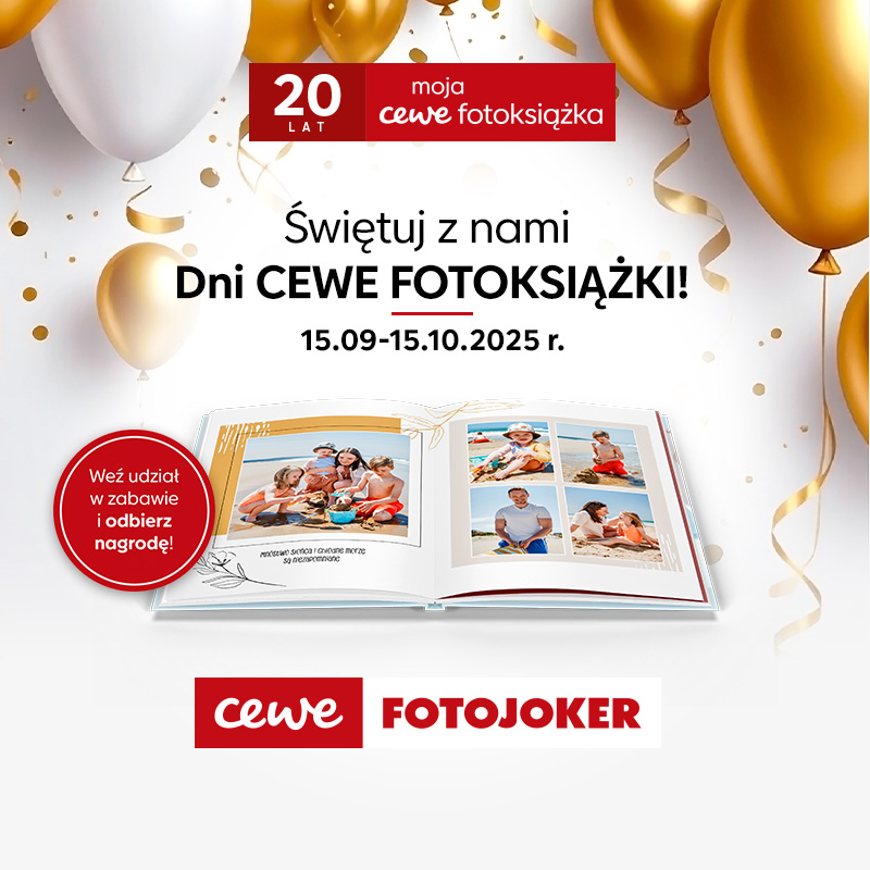 Dni CEWE FOTOKSIĄŻKI w salonie CEWE FOTOJOKER 15 września – 15 października