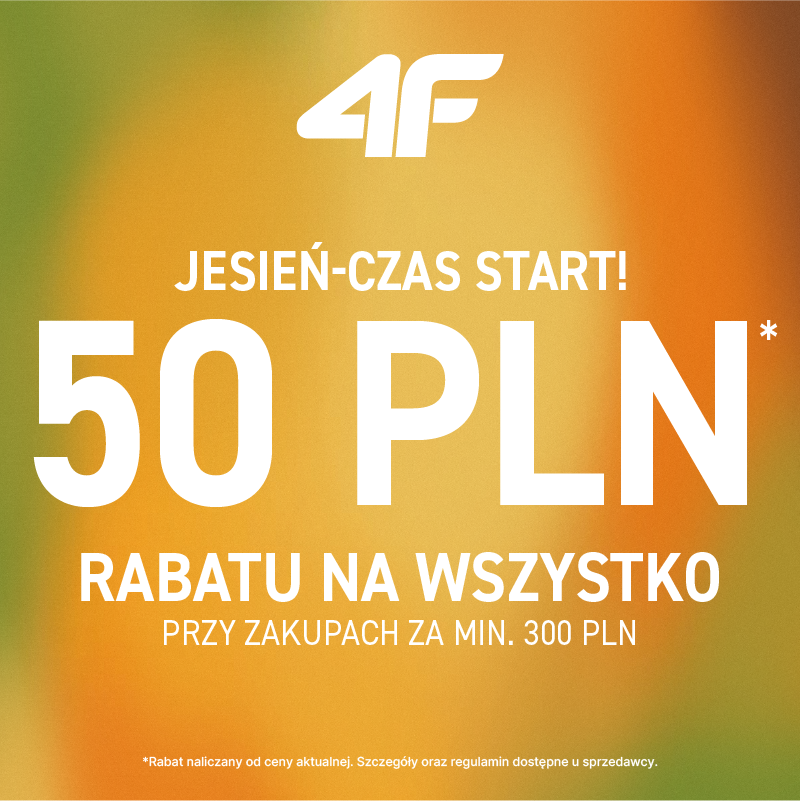 Jesień – Czas start! 50 zł rabatu na wszystko przy zakupach za min. 300 zł